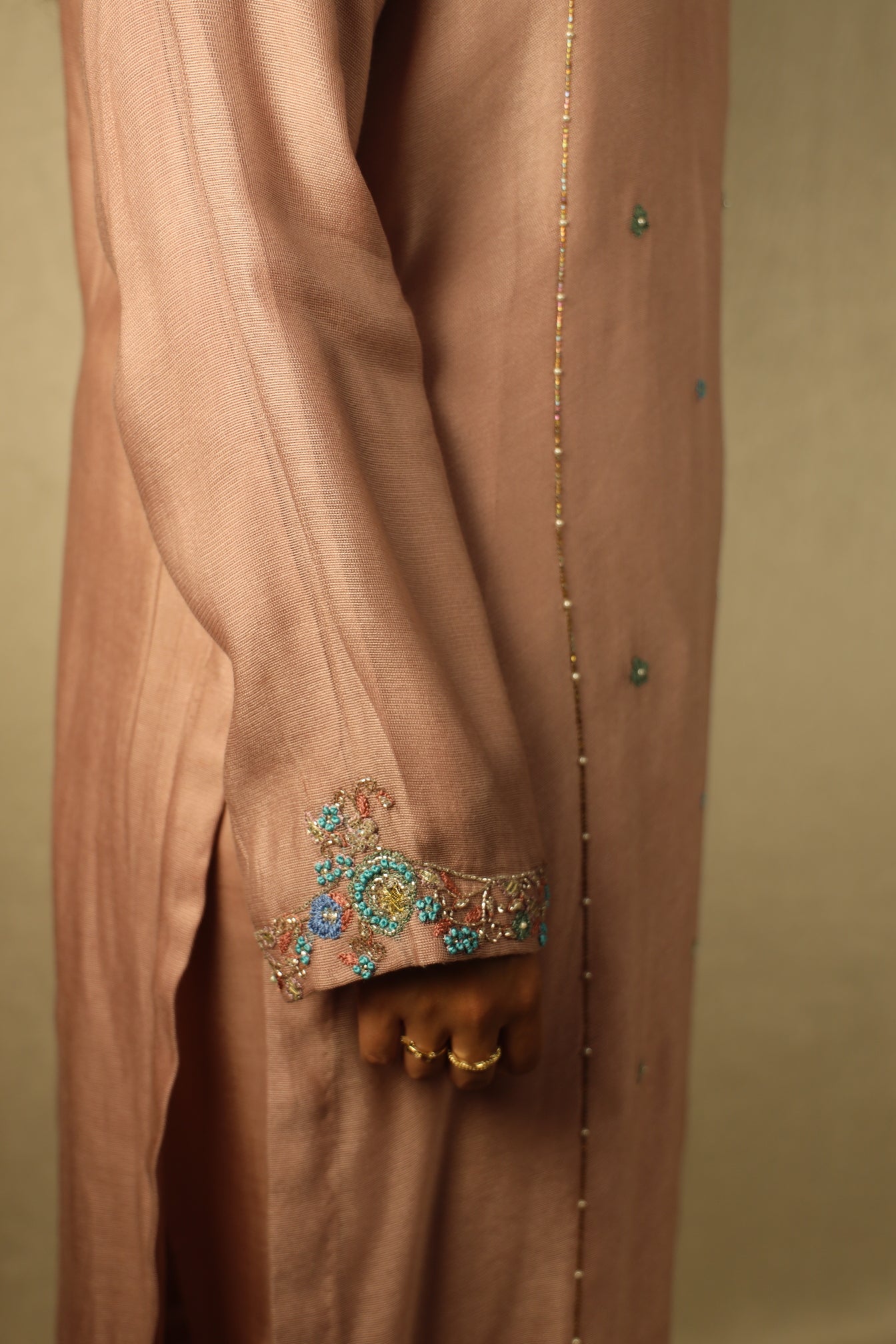 POWDER PINK, COTTON NET SUIT